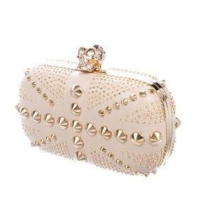 Alexander McQueen Skull Box Clutch